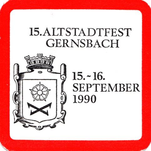 gernsbach ra-bw stadt altstadt 3a (quad185-altstadtfest 1990-schwarzrot)